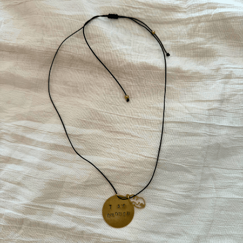 Anker Kette 'I AM ENOUGH'