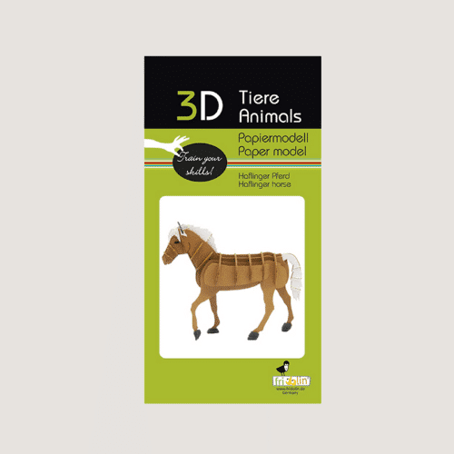 3D Tierpuzzle - Pferd