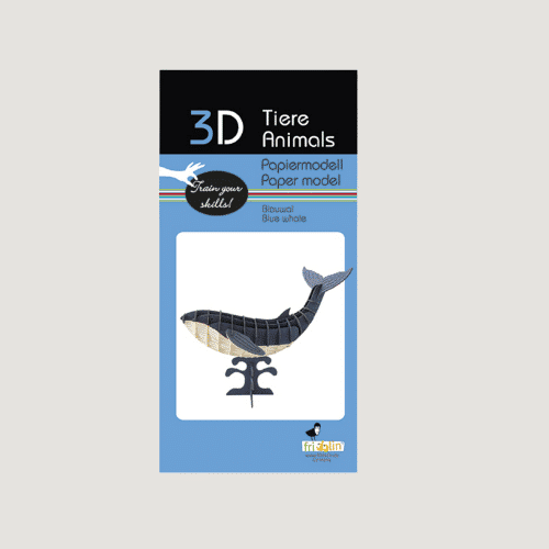 3D Tierpuzzle - Blauwal