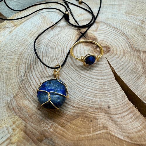 Schmuck-Set Blue Sodalite