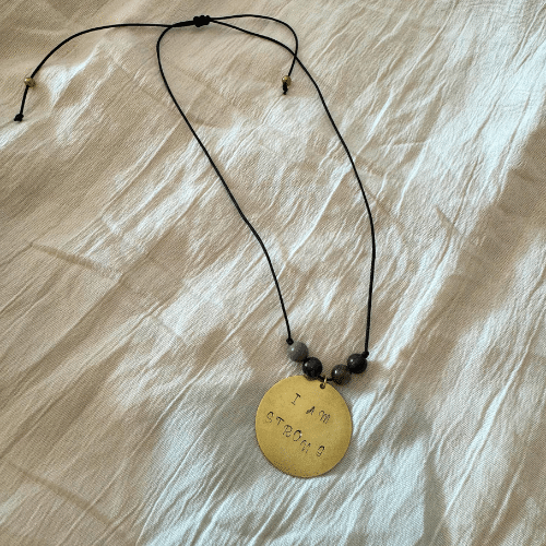 Anker Kette 'I AM STRONG'