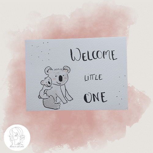 Karte 'Welcome little one'