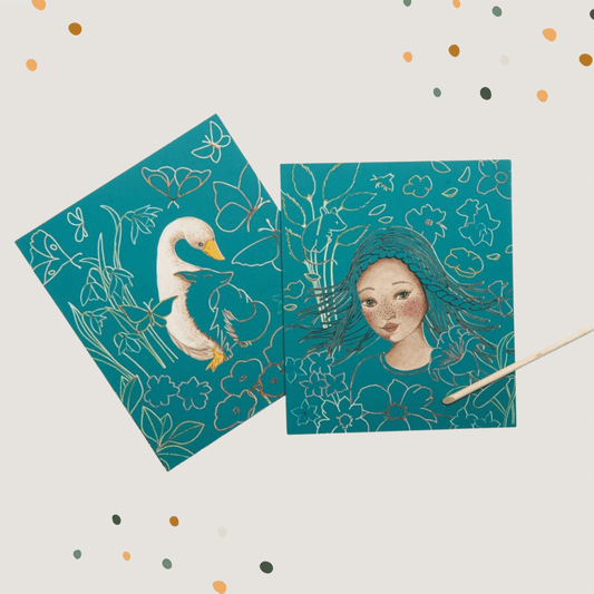 Djeco Kratzbild-Set Rosalie