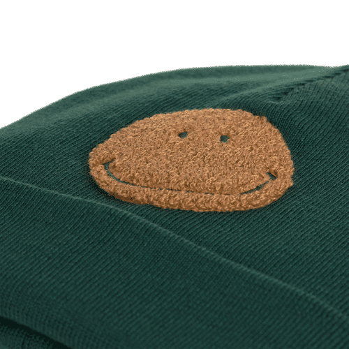 Lässig - Merino Beanie Smile Grün