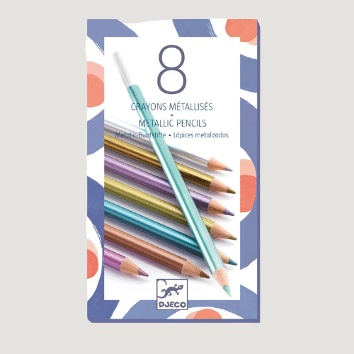 Djeco Metallische Buntstifte
