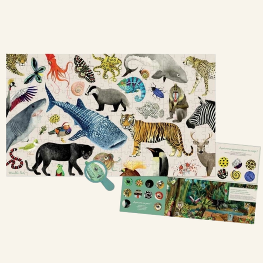 Moulin Roty – Puzzle Tiere der Welt | 200 Teile