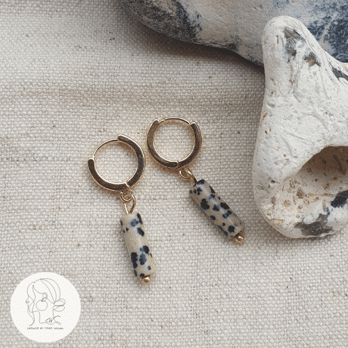 Hoop Ohrringe 'Dalmatian Japsis'