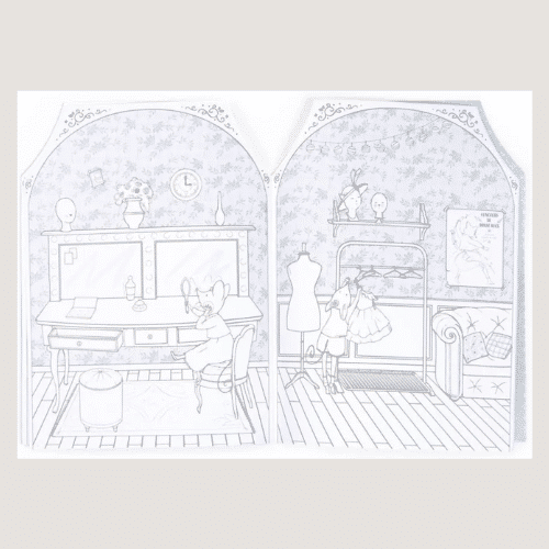 MOULIN ROTY Malbuch Kollektion La Petite Ecole de Danse