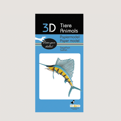 3D Tierpuzzle - Segelfisch