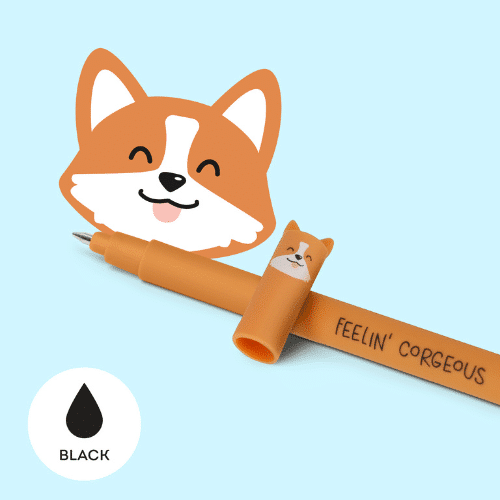 Legami-Löschbarer Gelstift/Kuli - Corgi