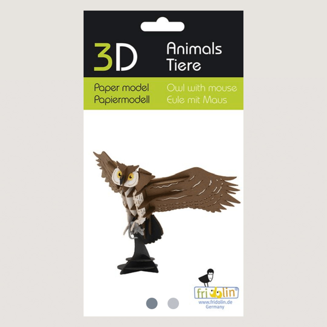 3D Tierpuzzle - Eule