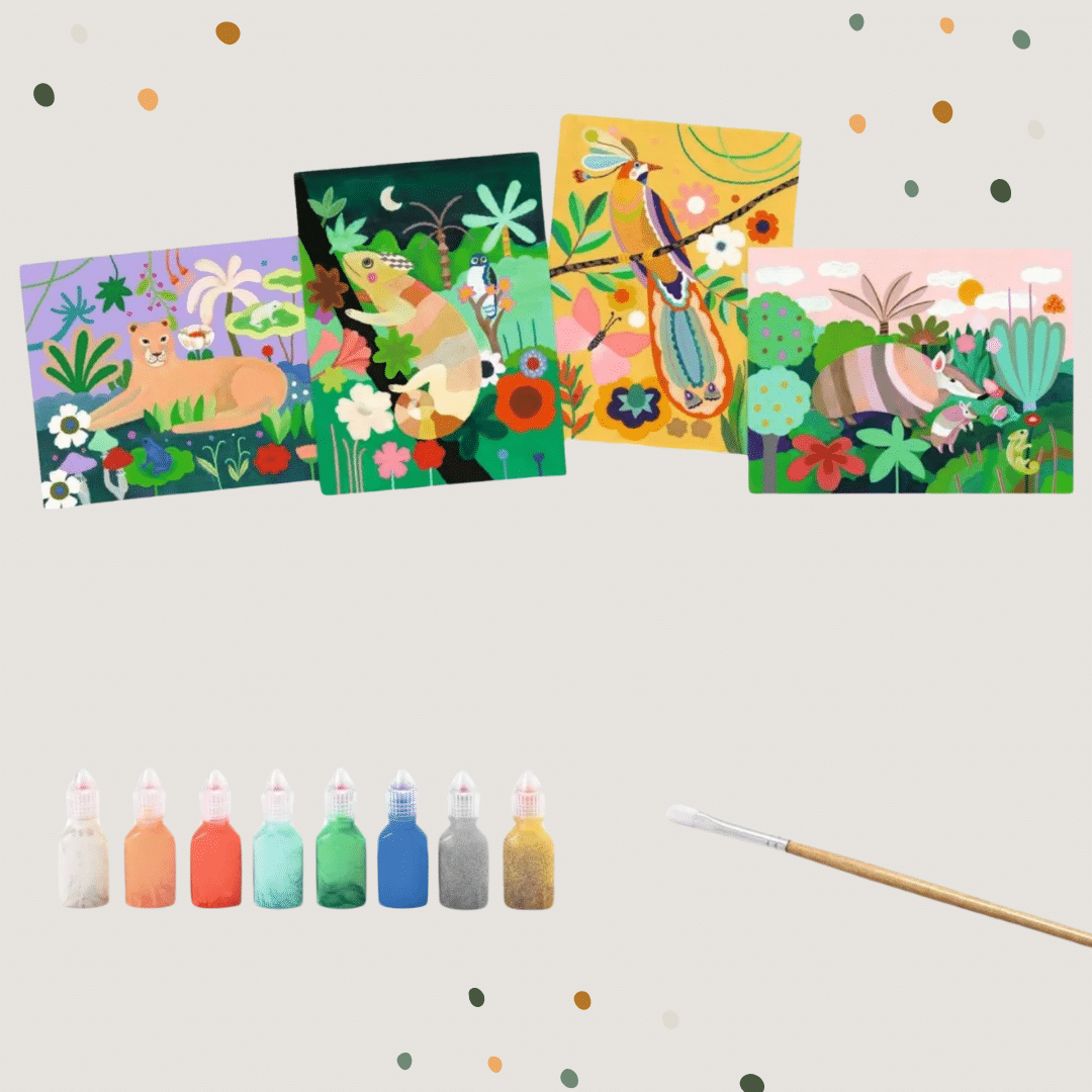 Djeco 3D-Malset Tiere