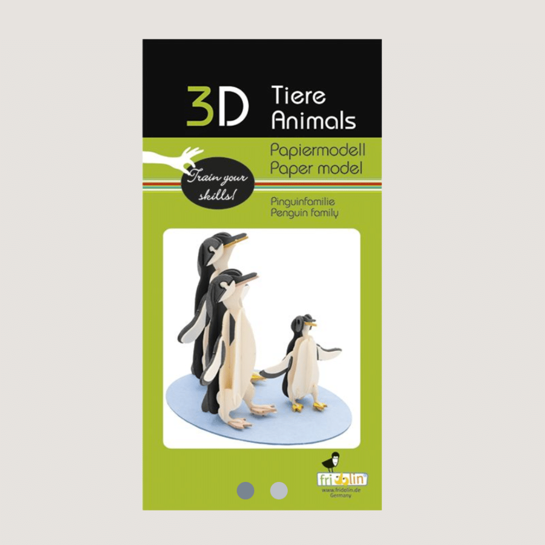 3D Tierpuzzle - Pinguin Familie