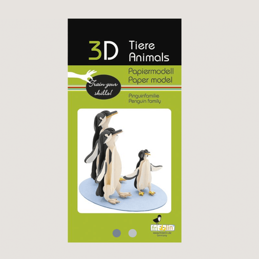 3D Tierpuzzle - Pinguin Familie