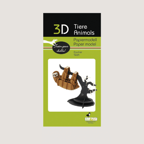 3D Tierpuzzle - Faultier