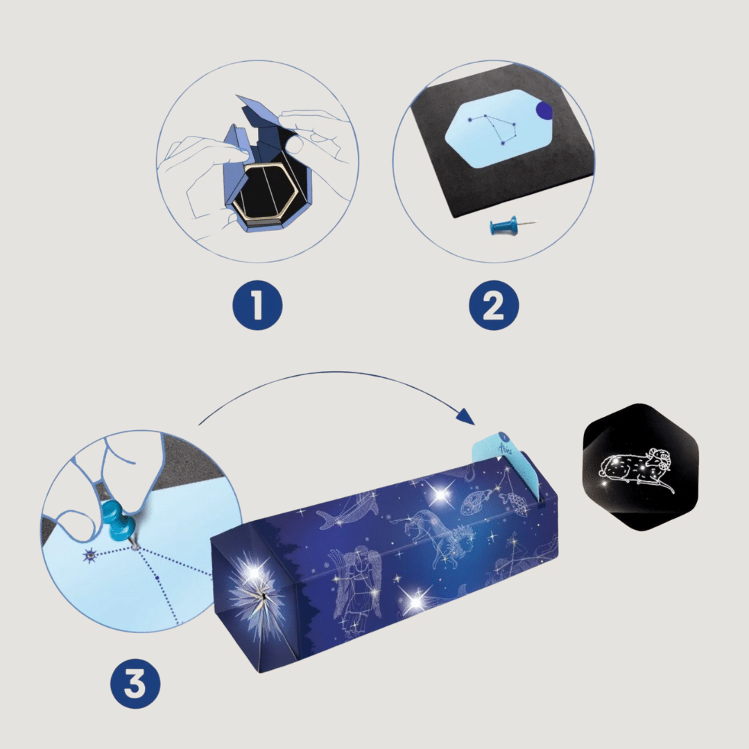 Djeco Sternen-Projektor DIY Bastelset