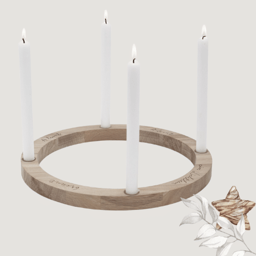 Adventskranz - Eulenschnit