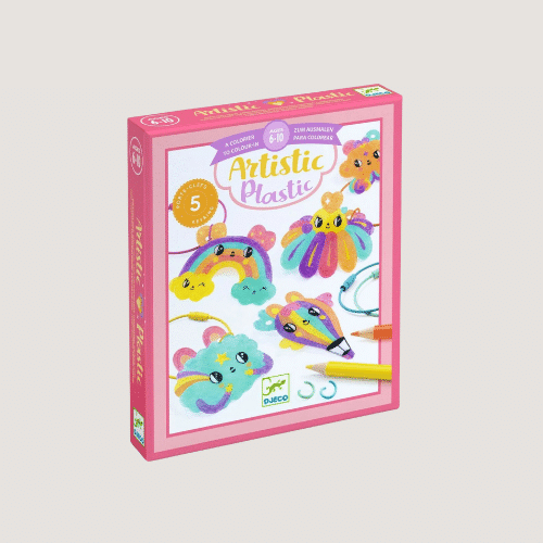 Djeco Artistic Plastic Kawaii Schlüsselanhänger