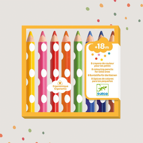 Ergonomische Buntstifte – Meine ersten Farben von Djeco
