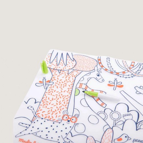 Silikon-Tischset zum Ausmalen