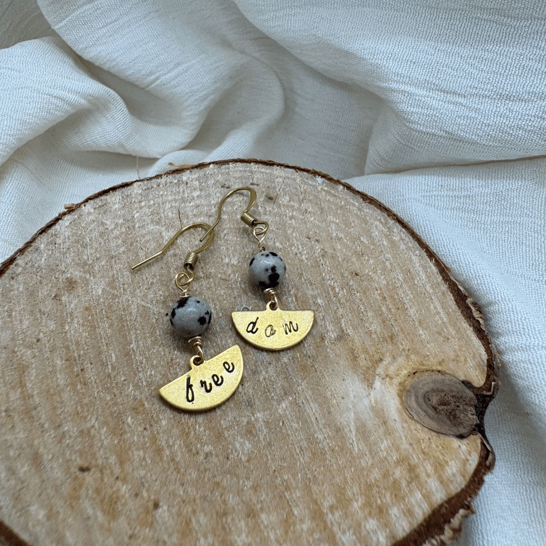 Ohrringe Flüstergold 'freedom'