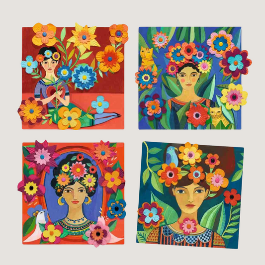Inspired by Frida Kahlo - Djeco Bastelset