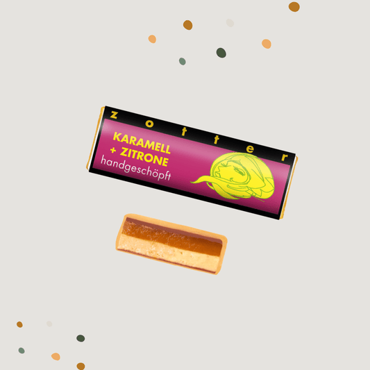 Zotter Schokoladen Minis Karamell Zitrone