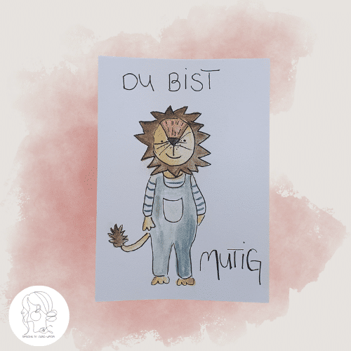 Karte 'Simon the Lion'