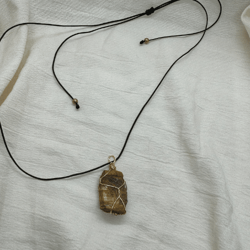 Kette 'Tigerauge Raw'