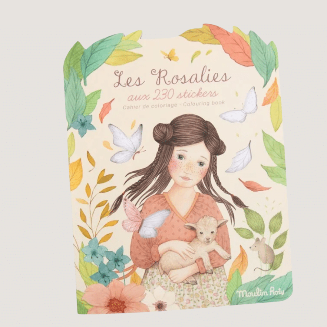 Rosalies Malbuch mit 230 Stickern - Moulin Roty