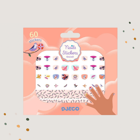 Djeco Nagelsticker Federn