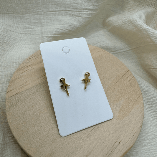 Ballerina Ohrstecker - Gold