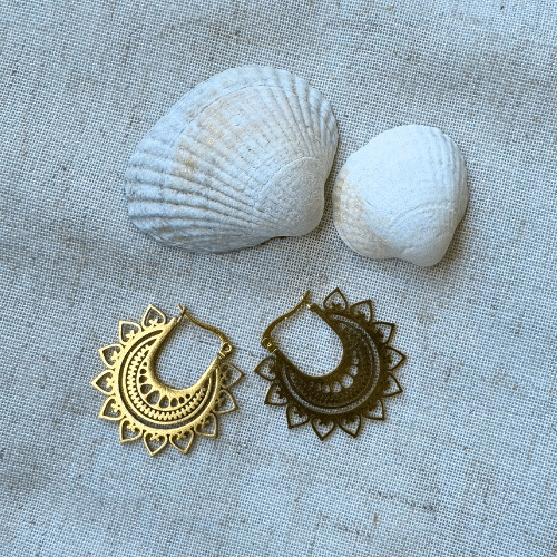 Mandala Ohrringe 'Mandala Sunrise'