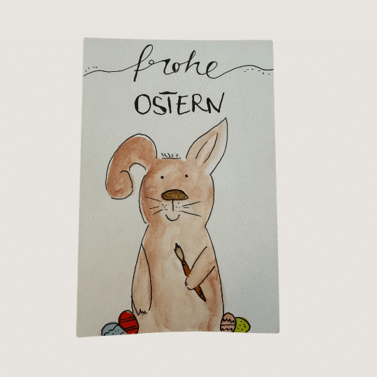 Aquarell Osterkarten
