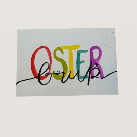 Aquarell Osterkarten