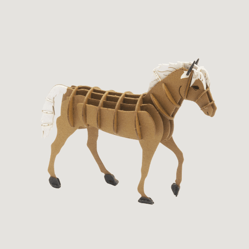 3D Tierpuzzle - Pferd