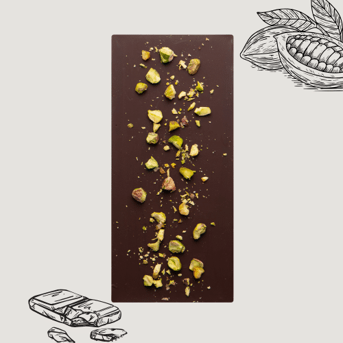 Choco del Sol - Gesalzene Pistazie Schokolade