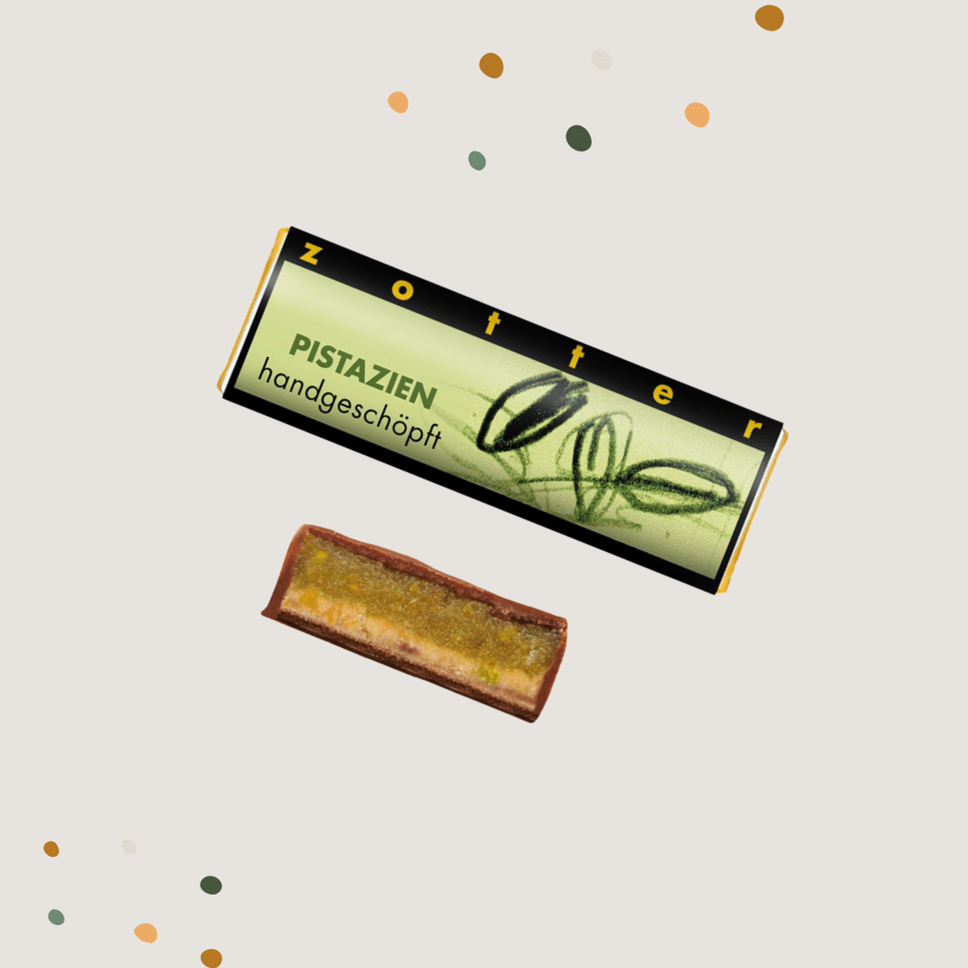 Zotter Schokolade Minis Pistazien