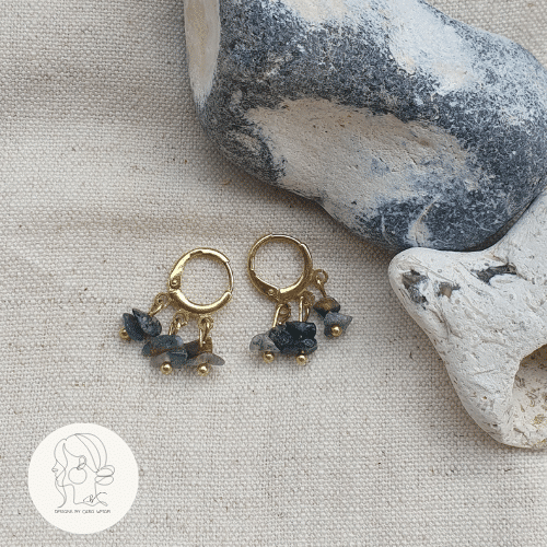 Hoop Ohrringe 'Green Summer'