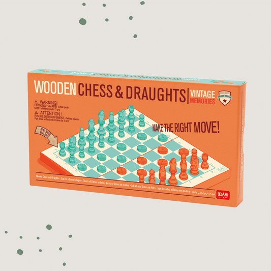 Legami 2in1- Schach und Dame Spiel