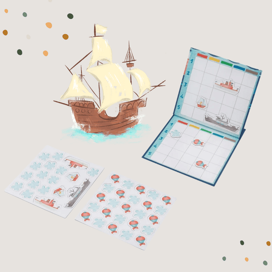 Djeco Magnet Spiel Schiffe versenken