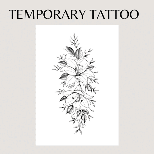Temporäres Tattoo 'Lilie'