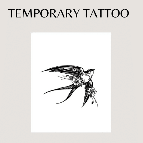 Temporäres Tattoo 'Swallow'