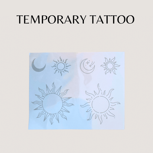Temporäres Tattoo Sun