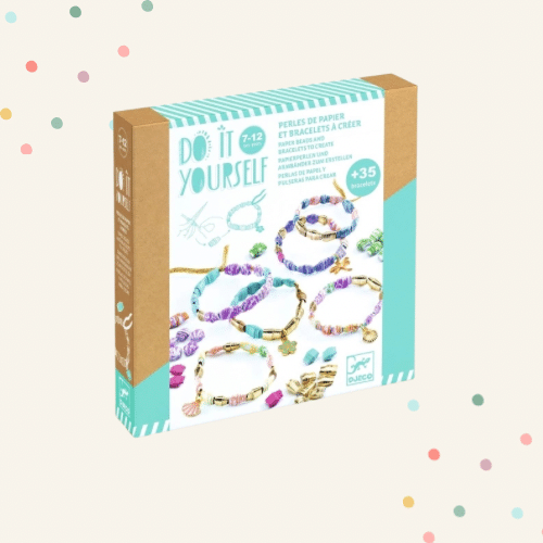 DIY Papierperlen Set  Stylish & Gold