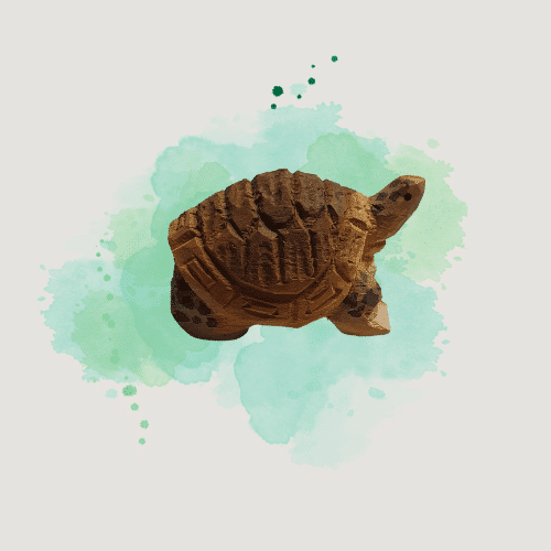 Holztier 'Landschildkröte' Wudimales