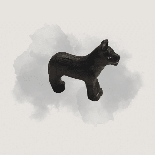 Holztier 'Panther' Wudimales