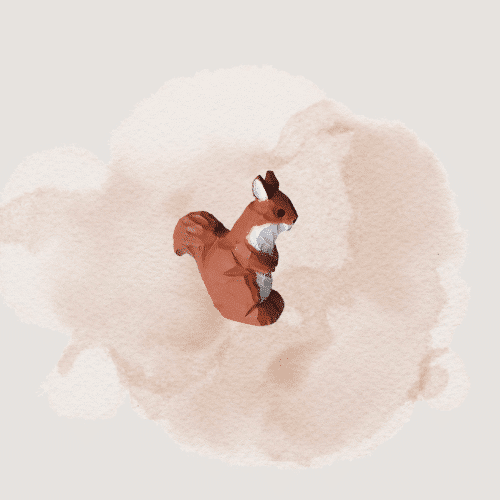 Holztier 'Eichhörnchen' Wudimales