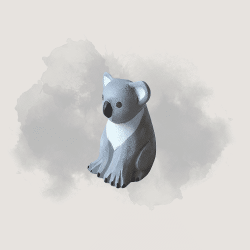 Holztier 'Koala' Wudimales