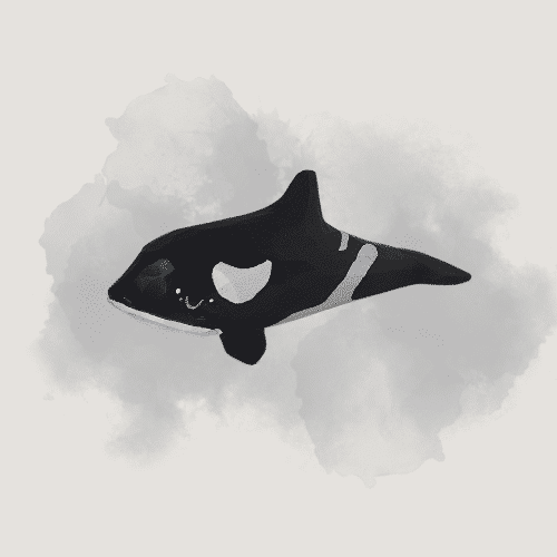 Holztier 'Orca' Wudimales